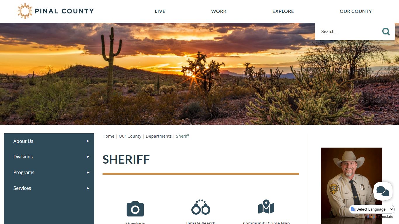 Sheriff | Pinal County, AZ